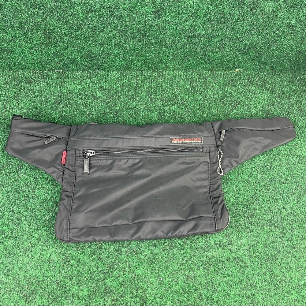 Hedgren Urban Bags Adjustable Fanny Pack Black Travel Pouch Nylon
